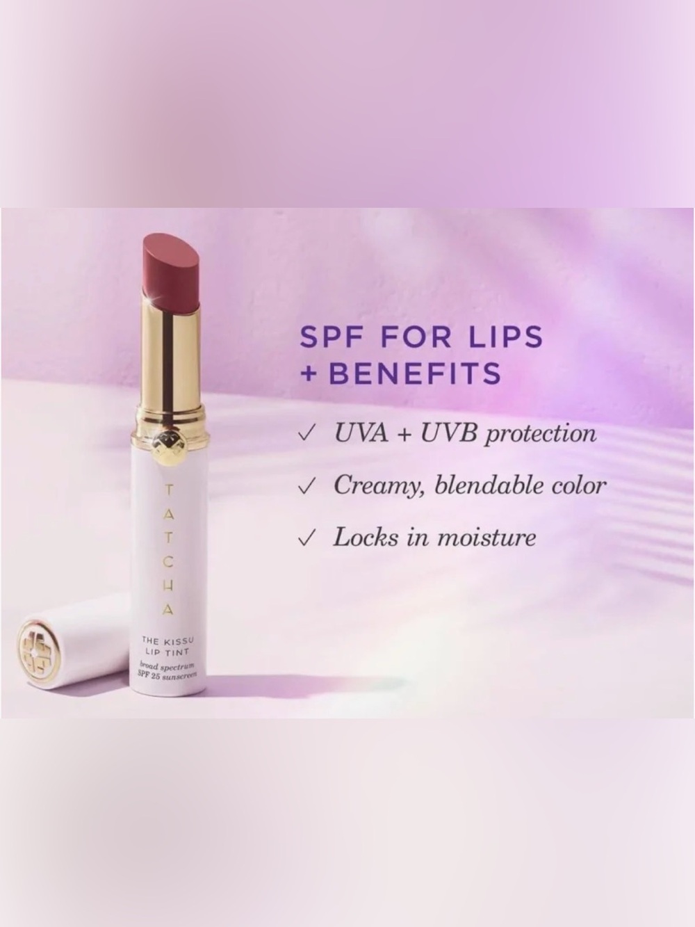 Tatcha Lip Tint Balm in Plum Blossom - Picture 5 of 5